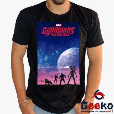 Imagem de Camiseta Guardiões da Galáxia 100% Algodão  Guardians of The Galaxy Ge