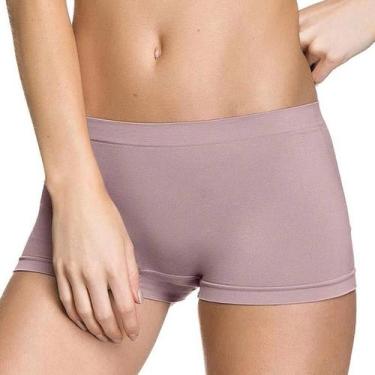 Imagem de Calcinha Boxer Microfibra Sem Costura Zee Rucci, Lilás, M