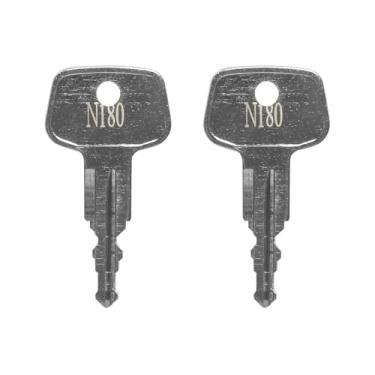 Imagem de seork Chave de substituição de rack de carro N180 (2 peças) serve para suportes de teto compatíveis com Thule, caixa de carga, transportadores, barras transversais