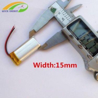 Imagem de Bateria  3,7v   110mah 3mm X 15mm X 35mm   301535 2 Fios - KMIG