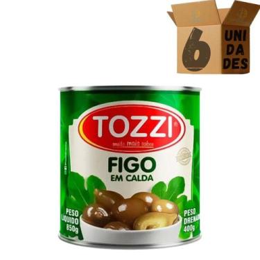 Imagem de Kit 6 Latas de Figo Em Calda Tozzi 850g
