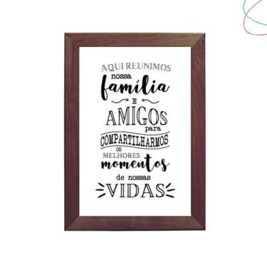 Imagem de Quadro Decorativo Área Gourmet Aqui Reunimos Nossa Família - Creative 