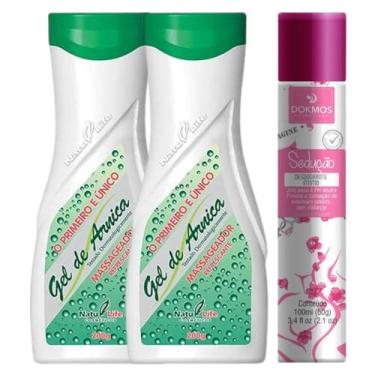 Imagem de Kit 2 Gel de Arnica + 1 Desodorante Sedução Imagine (rosa) - Natu Life