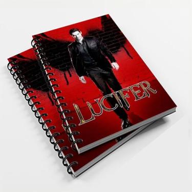 Imagem de Caderno Universitário 10 Mat Serie Lucifer - Premium
