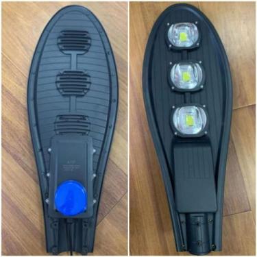 Imagem de Luminária Pública Led Cob 150w Com Rele Poste Ip67 Blindada Branca Fri