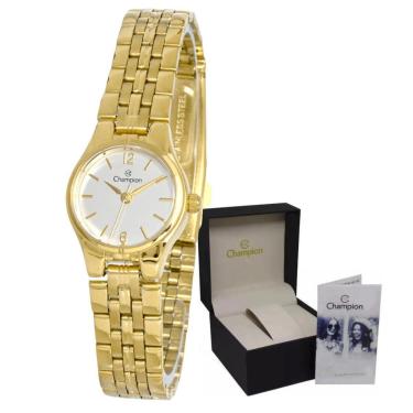 Imagem de Relógio Champion Feminino Pequeno Prateado Original Resisten-Feminino