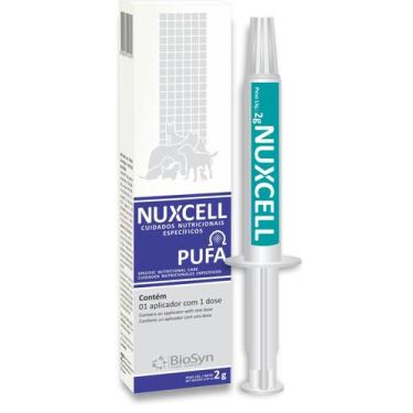 Imagem de Nuxcell Pufa Suplemento Vitaminico Cães Gatos 1un 2g Biosyn