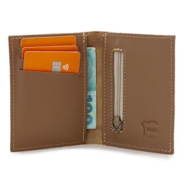 Imagem de Carteira de Couro com Zíper para Moeda Cartões e Documentos - Pampas C
