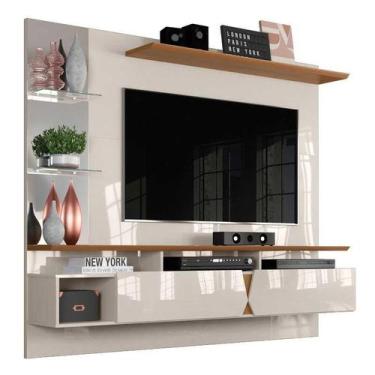 Imagem de Painel Para TV 55 Polegadas Intense 1.8 Lukaliam Off White/Damasco, Of