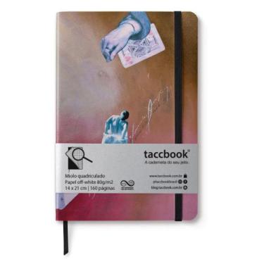 Imagem de Caderno Quadriculado taccbook Dar as cartas 14x21 Flex