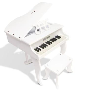 Imagem de Mini Piano de Cauda Turbinho 30 Teclas - Cor Branco
