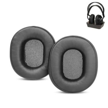 Imagem de DowiTech Almofadas profissionais de substituição compatível com Panasonic RP-WF830 RP-WF820 Fones de ouvido protetores auriculares com couro amigo da pele e espuma viscoelástica