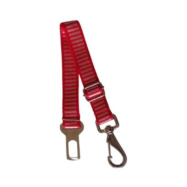 Imagem de Smooty Pet, Cinto de Segurança cachorro Smooty Pet M Listrado Vermelho/Branco
