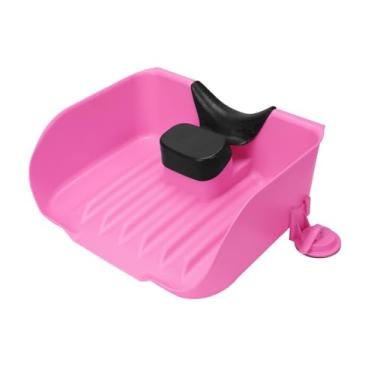 Imagem de Lavatório de cabelo portátil para lavatório de xampu - Bandeja de xampu para estação de lavagem de cabelo Kaleurrier para uso em casa para pia e banheira - Enxaguador sem rasgos para bebês, crianças,
