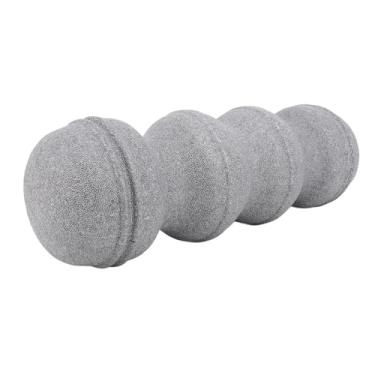 Imagem de Rolo de Exercício Muscular Epp de Alta Densidade, Aperto Seguro, Yoga, Sulco, para Homens, Mulheres, Treinamento Fitness, Pilates (Cinza Prateado)