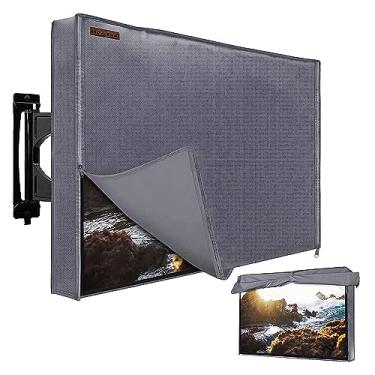 Imagem de HOMEYA Capa de TV Externa 99-40 Polegadas, Gabinete à Prova de Intempéries com Oxford 600D, Zíper Duplo e Vedação Inferior, para TVs LCD LED Externas de 39-40 Polegadas