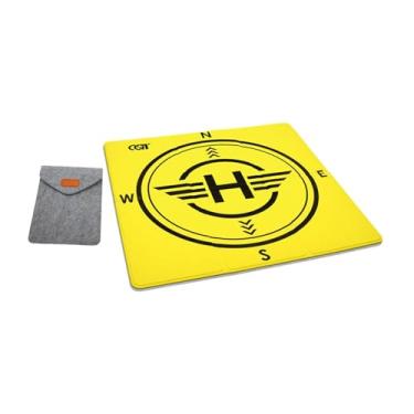 Imagem de Colaxi Drone Landing Pad, Dupla Face Portátil Universal Helicóptero Landing Pad Tapete Dobrável Heliporto para Parque, Praia, Ao Ar Livre, Brincando, 55cmx55cm