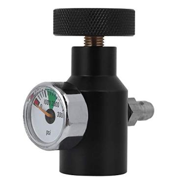 Imagem de Mini Regulador de Pressão de Barril de Bola de CO2, Adaptador de Cilindro de CO2 0-3000psi Adaptador de Recarga de Cilindro de Alta Pressão Adaptador de Recarga de Cilindro de