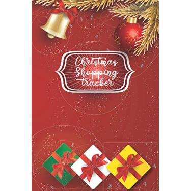 Imagem de Christmas Shopping Gift Tracker: Santa Claus Bell Red Colored Cover Christmas Shopping Track Book for Family Holiday Shopping List Planner Specially for Mom Dad Adults