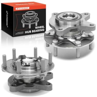 Imagem de A-Premium 2 rolamentos de roda dianteira e conjunto de cubo com 6 terminais compatíveis com Ford Ranger 2019 2020 2021 2022 2023, 4WD ou RWD