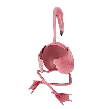 Imagem de Suporte de Vinho Flamingo de Ferro, Decoração Escultural Artística, Suporte de Garrafa de Vinho Em Forma de Flamingo Suporte de Mesa para Decoração de Vinho, Suporte de Suporte