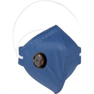 Imagem de Mascara Descartavel Prosafety Pff2 Poeira/Nevoa Com Valvula Carvao Ati