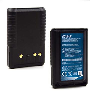 Imagem de elxjar (2-Pack) 7.2V 1200Mah Fnb-V106 Ni-Mh Bateria De Substituição Para Yaesu Vertex Standard Vx-230 Vx-231 Vx-231L Vx-228 Bearcom Radio Bc95