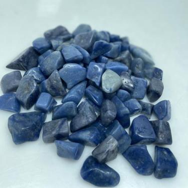 Imagem de Pedra quartzo azul bruto pacote com 250g - qualidade A - PEDRA MAGICA