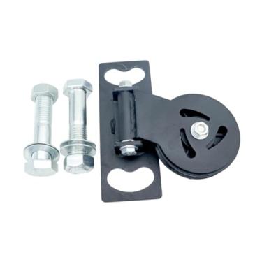 Imagem de menolana Polia de cabo de agachamento Projeto de fitness DIY Peças fixas Glide Gym Polleled Block para exercícios de ginástica de levantamento de peso treino, para Um Buraco de