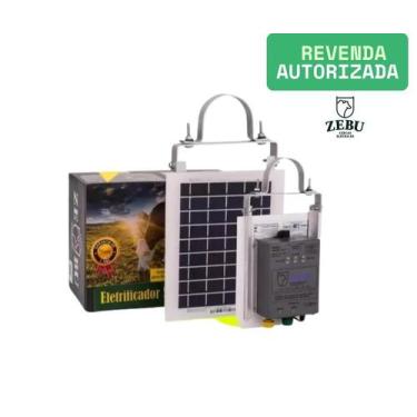 Imagem de Choque Rural Cerca Elétrica Solar 20km Bat.lítio 0,12 Joules - zebu