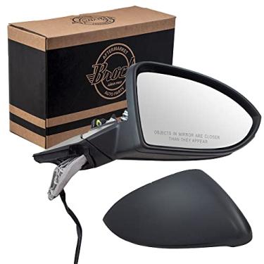 Imagem de Brock — Espelho retrovisor lateral elétrico de substituição para passageiros com sinal aquecido compatível com Golf & GTI 5GM 857 508 9B9 5G0 857 5G0 857 538 E GRU da Brock