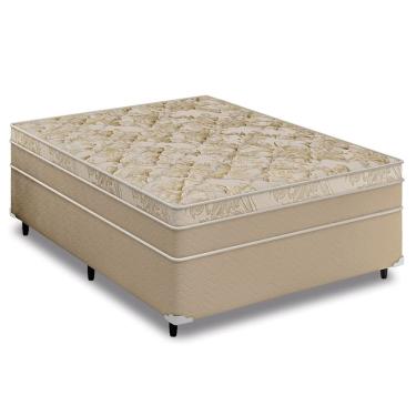 Imagem de Cama Box Casal + Colchão Molas Ensacadas Don Cielo Viscogel Europillow 138x188x72cm