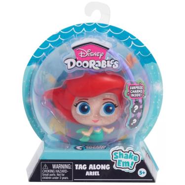 Imagem de Boneco vestível Disney Doorables Tag-A-Longs Ariel Series 1