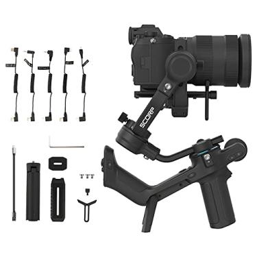 Imagem de FeiyuTech Estabilizador de câmera oficial SCORP-C, gimbal portátil de 3 eixos para DSLR e câmera sem espelho, carga útil de 2,5 kg, para Sony/Panasonic/Lumix/Nikon/Fujifilm, aderência, leve, controle