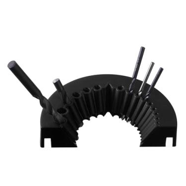 Imagem de A Fixação de Moagem de Broca, Material de Abdominais Resistentes Fácil de Operar e Portátil Twist Bits Sharpner para Torção de Carboneto de Aço de Alta Velocidade (laranja) (BLACK)