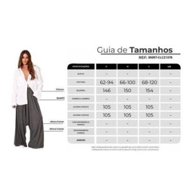 Imagem de Calça Saruel De Malha Cinza Escuro Yacamim H4-Feminino