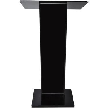 Imagem de Púlpito De Acrílico Transparente, Suporte De Pódio De Informação De Conferee De Escritório Profissional Com Bancada De Leitura Larga, Pódio De Palestra De Igreja De Casamento, C