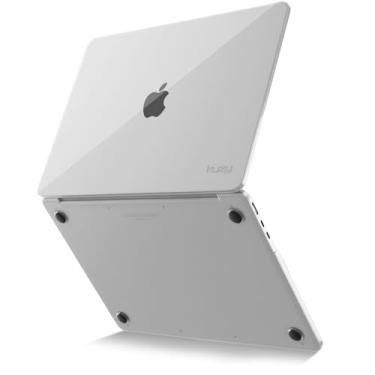 Imagem de Kuzy Capa transparente para MacBook Air de 15 polegadas 2025 M4 A3241, 2024 2023 M3 M2 A3114 A2941 - Capa protetora rígida para laptop Mac Air de 15 polegadas - Design fino, leve, transparente