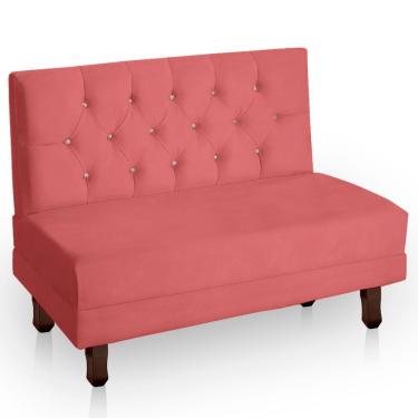 Imagem de Canto Italy Confortável Para Apartamento Cozinha E Restaurantes Suede Cor Rose