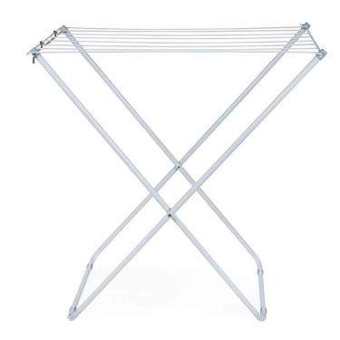 Imagem de Varal De Chão Dobrável 830 X 500 X 800mm Na Cor Branco