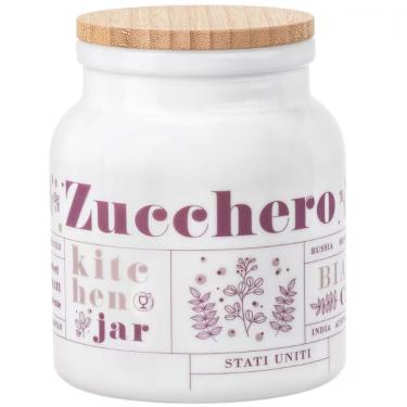 Imagem de Pote De Vidro Temperado Luigi Bormioli Victoriana Açúcar - 1l Branco