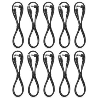 Imagem de Pedal Power Cable Donner 60 cm, pacote com 10 unidades, macho para mac