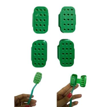 Imagem de Kit 4 Capinhas Protetora Escova Dente Protetor Cerdas Dental - FLEX3D,