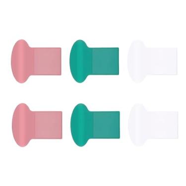 Imagem de Ｂｅｓｇａ 6 peças alças de elevação de assento de vaso sanitário ferramentas de elevação pegajosas sem contato elevadores de tampa de vaso sanitário