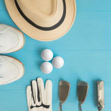 Imagem de Bola de Golfe LED Brilhante, Bola de Golfe Luminosa, Treinamento Diurno (Azul)