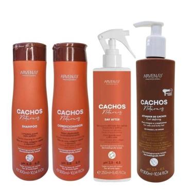Imagem de Kit Arvensis Professional Cachos Naturais - Shampoo 300ml + Condiciona