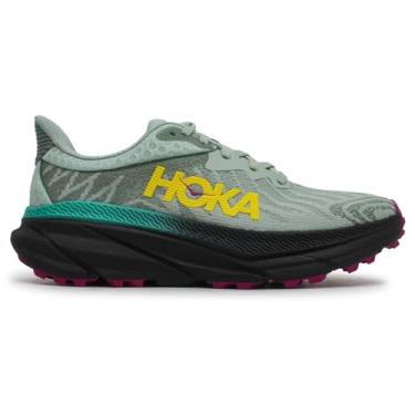 Imagem de HOKA ONE ONE Tênis feminino Challenger 7, Aloe Vera/preto, 36