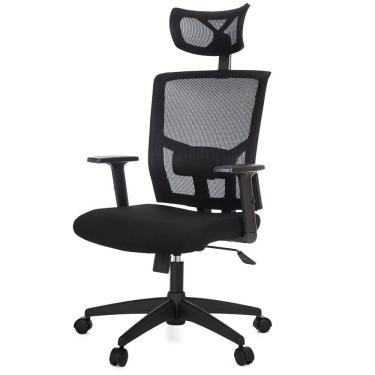 Imagem de Cadeira Escritório NR-17 Giratória Presidente ANM312 Anima Dallas Tela Preta Base Rodízio