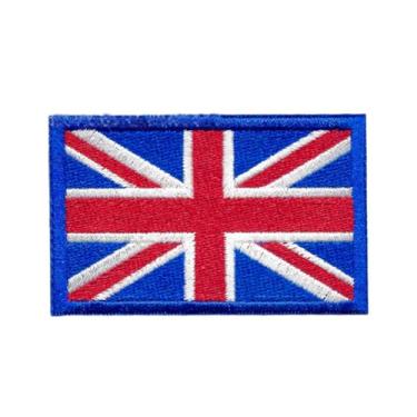 Imagem de Ruoming Ruoming 1 PÇ Bandeira Nacional 3 adesivos de ferro, 8 x 5 cm, adesivos bordados para roupas, bolsas (Reino Unido)