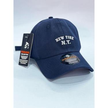 Imagem de Boné chapeu Ny New York Retro Basebol Aba Curva Masculino e Feminino R